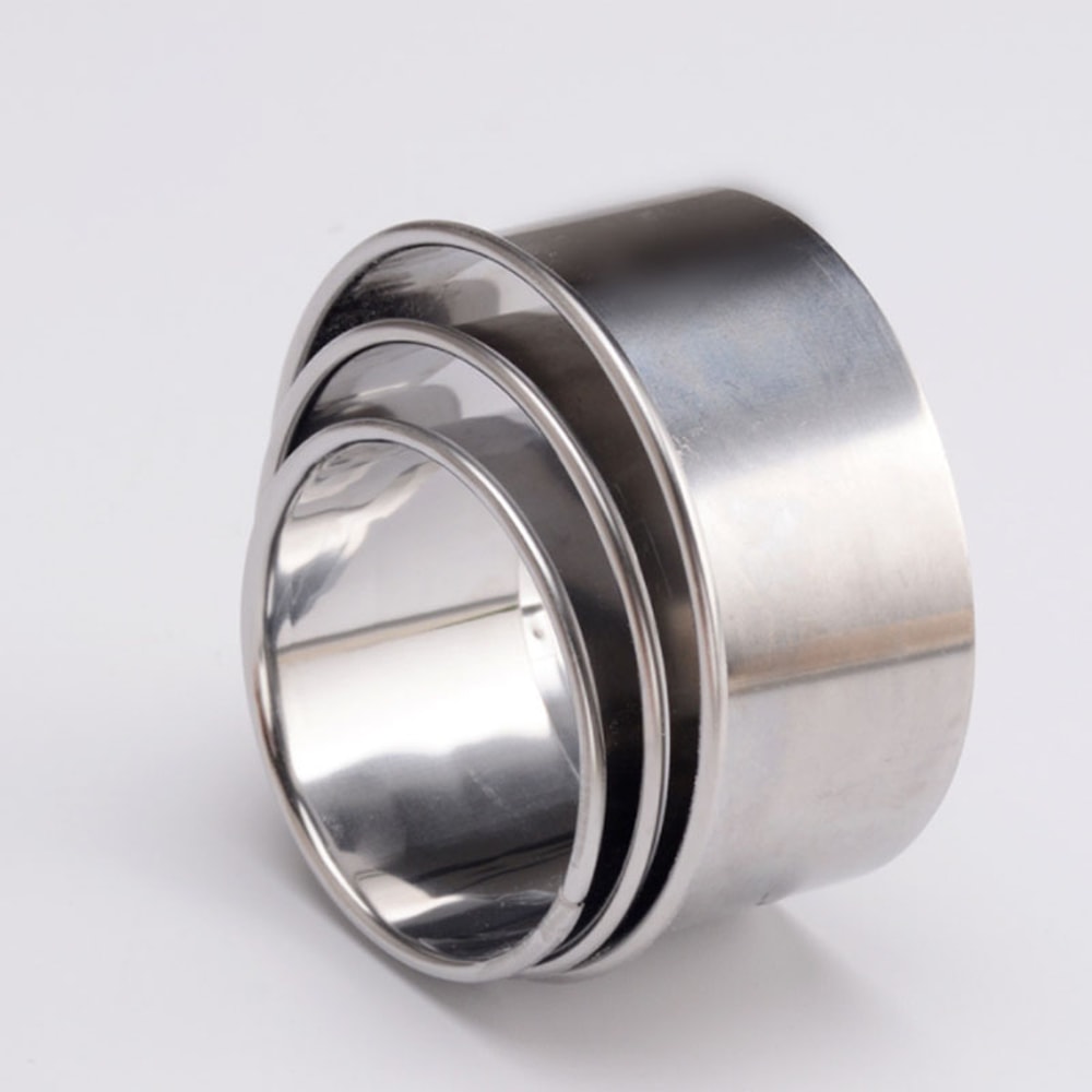 Stainless Steel Dumplings Molds Round Cookie Biscuit Cutters Circle Pastry Ring Molds 7