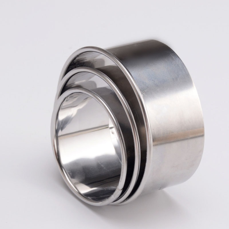 Stainless Steel Dumplings Molds Round Cookie Biscuit Cutters Circle Pastry Ring Molds 7