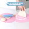 Round Cake Turntable Mat Silicone Dough Mat With Scale Heat Resistant Nonslip Pastry Pad For Baking 2