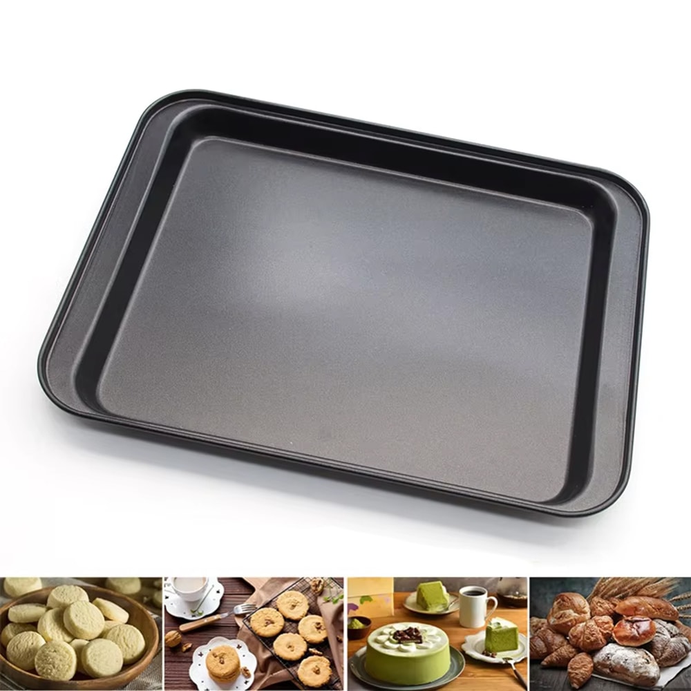 Durable Rectangle Baking Pan Non-Stick Carbon Steel Loaf Toast Mould Cake Mould Bread Tray for Kitchen