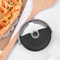 Stainless Steel Round Wheel Pizza Cutter with Lid Dough Roller Slicer for Pastry Baking Kitchen Accessories