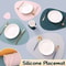 Silicone Placemat Table Mat Set Waterproof NonSlip Heat Insulation Washable Bowl Cup Coaster For Ki 4