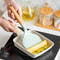 Wide Mouth Tamagoyaki Shovel Silicone Spatula NonStick Wooden Handle For Meat And Egg Frying Cookin 1