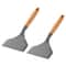 Wide Mouth Tamagoyaki Shovel Silicone Spatula NonStick Wooden Handle For Meat And Egg Frying Cookin 0