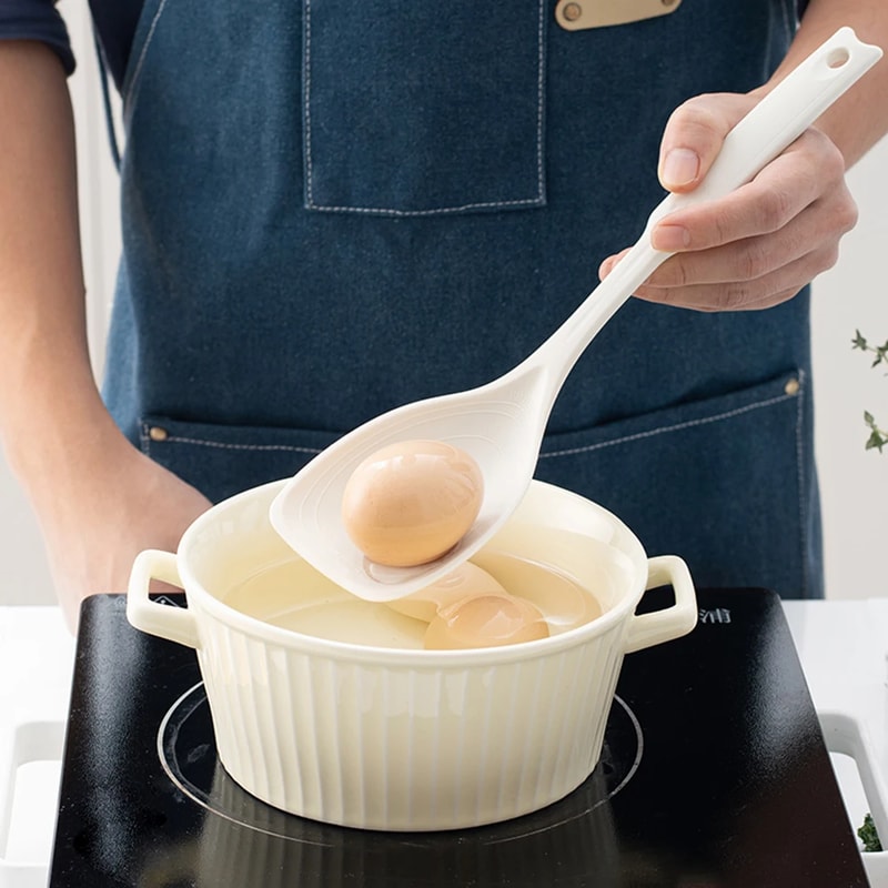 Multiuse Silicone Spoon For Cooking Comfortable Nonslip Handle Large Round Handle Mixing Spoon Kitc 4