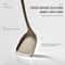 Kitchen Utensil Set Khaki Silicone Spatula Turner Soup Spoon Tools 5