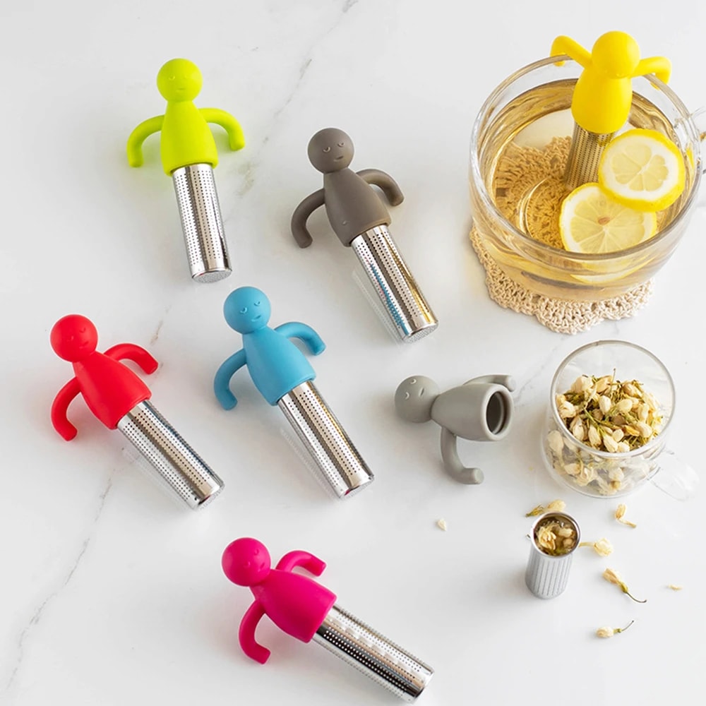 Cute Creative Tea Infuser Set Highquality Silicone Spice Infuser 1