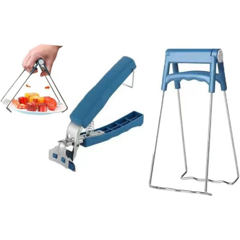 Kitchen Plate Clips Stainless Steel Steamer Clips Heat Resistant Bowl Clips For Safe Handling 0