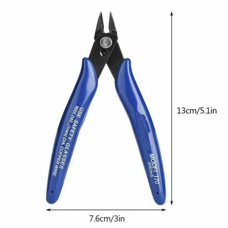 Electrical Wire Cable Cutters Pliers Carbon Steel Side Snips Nipper Flush Pliers Home Hand Tools 5