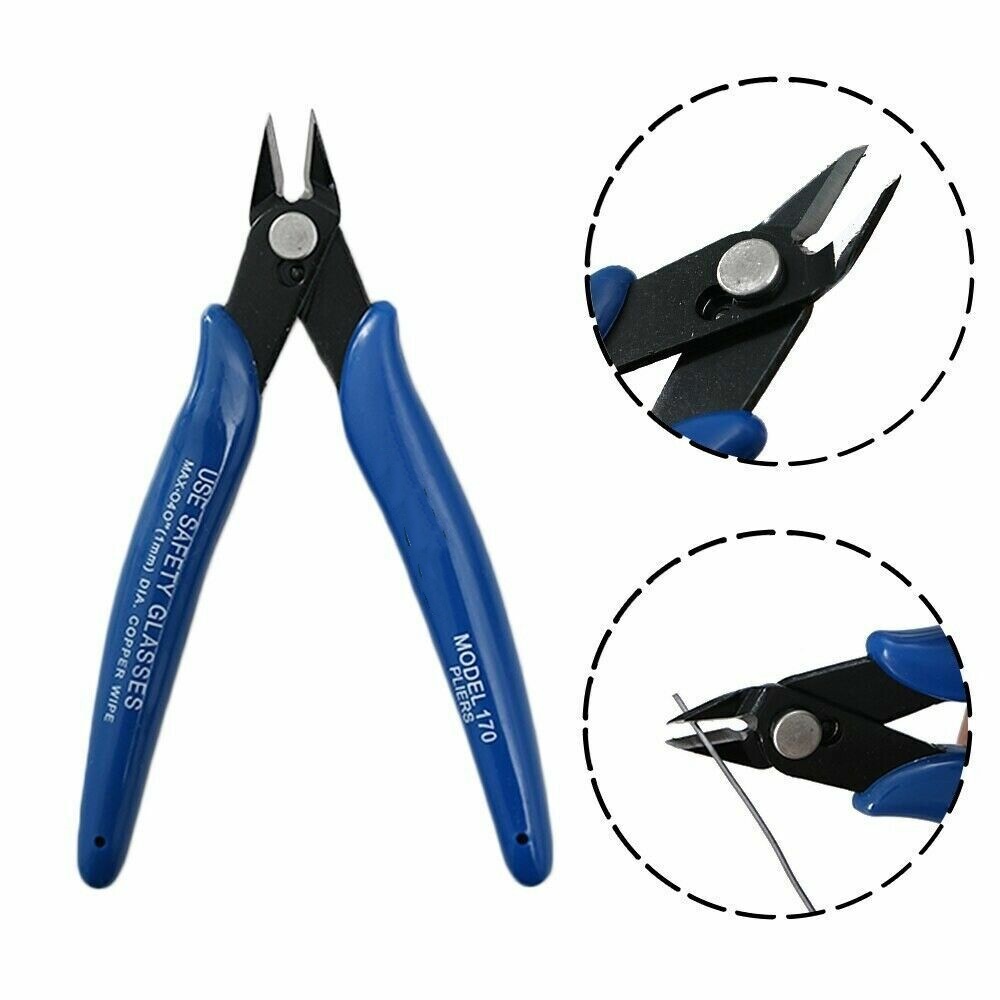 Electrical Wire Cable Cutters Pliers Carbon Steel Side Snips Nipper Flush Pliers Home Hand Tools 0
