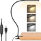 USB Rechargeable Desk Lamp LED Reading Light Flexible Clip Portable Night Lamp Warm Cool White Dayl 0