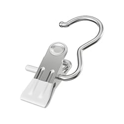stainless steel adhesive multifunctional pants clip with hooks for clothes drying and home storage