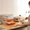 Egg Basket Container Organizer Automatic Scrolling Egg Rack Holder Rolldown Refrigerator Egg Dispen 2