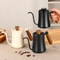 HighQuality Handmade Coffee Pot Stainless Steel With Thermometer Solid Wood Handle Clear Scale 1