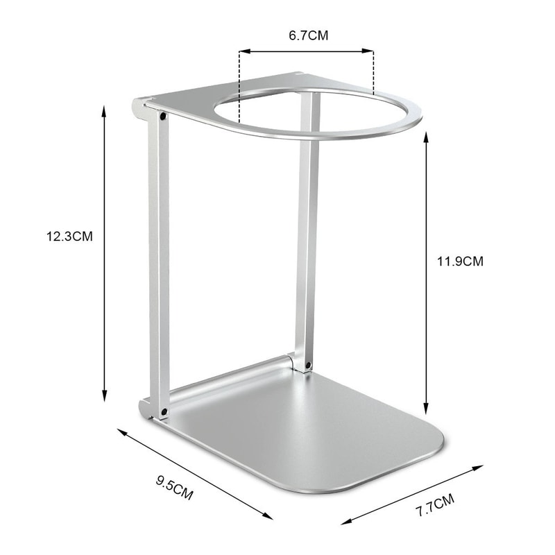 Foldable Coffee Stand, Lightweight Drip Filter Coffee Stand, Aluminum Alloy Coffee Machine Stand for Outdoor Use
