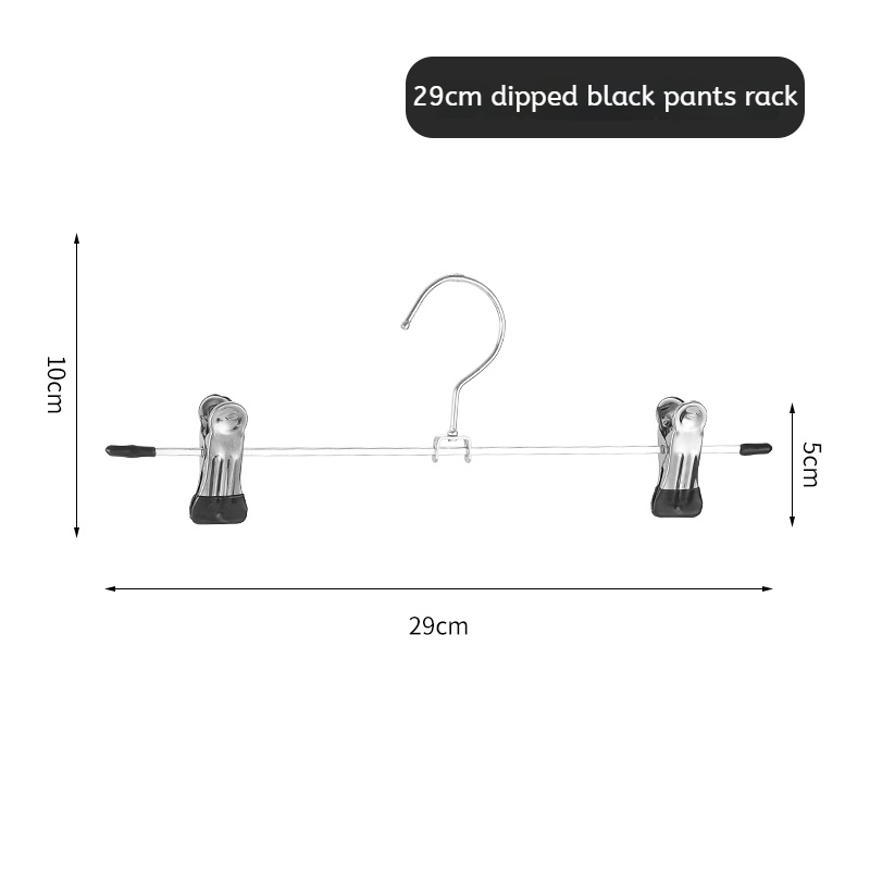 Adjustable Metal Windproof Hanger Non-slip Coat Pants Hangers with Clips for Home Drying Closets Storage Racks