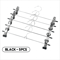 Adjustable Metal Windproof Hanger Non-slip Coat Pants Hangers with Clips for Home Drying Closets Storage Racks