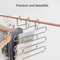 Multi-functional Layers Clothes Hangers Non-slip Pant Storage Rack for Clothing and Organization