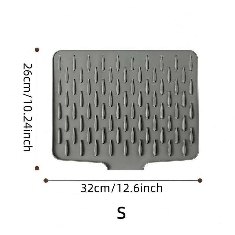Kitchen Silicone Drain Mat For Sink Fruit And Vegetable Dish Draining Drying Mat Household Countert 4