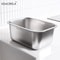 Multipurpose Kitchen Sink Bowl Portable Washing-up Bowl Stainless Steel Dishpan Vegetable Washing Basin