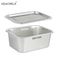 Multipurpose Kitchen Sink Bowl Portable Washing-up Bowl Stainless Steel Dishpan Vegetable Washing Basin