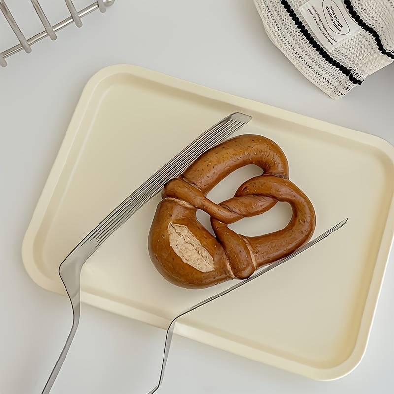 Heat Resistant Stainless Steel Steak Tongs Secure Grip For Grilling And Flipping Multipurpose Kitch 3