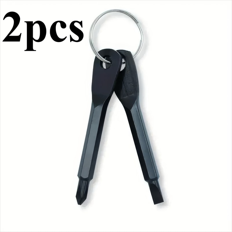 Durable Steel Keychain Screwdrivers Suitable For Cars Bicycles Motorcycles 7