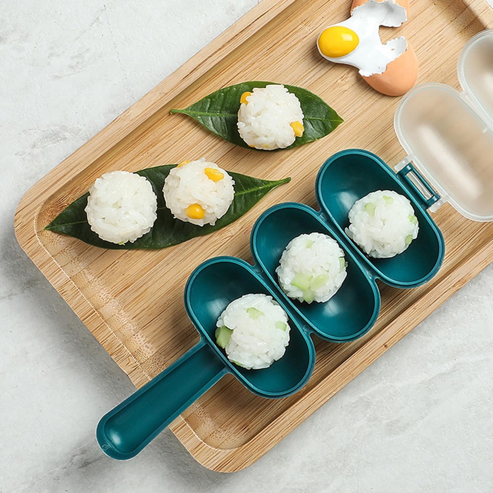 Portable Rice Ball Mold Sushi Maker Mold for Meatballs Outings and Family Picnics