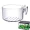Aquarium Glass Plant Pot With Suction Holder Acrylic Aquatic Plant Cup Feeding Container Stand For 7