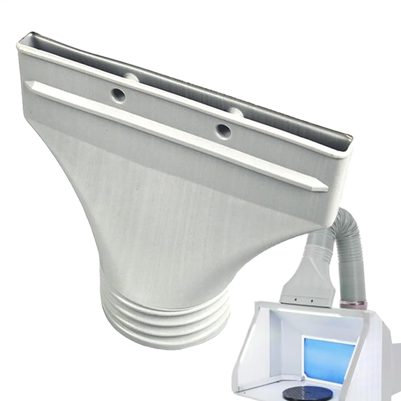 Plastic Flat Exhaust Nozzle Adapter For Window Air Vent Exhaust Pipe Connector For Air Conditioning 0