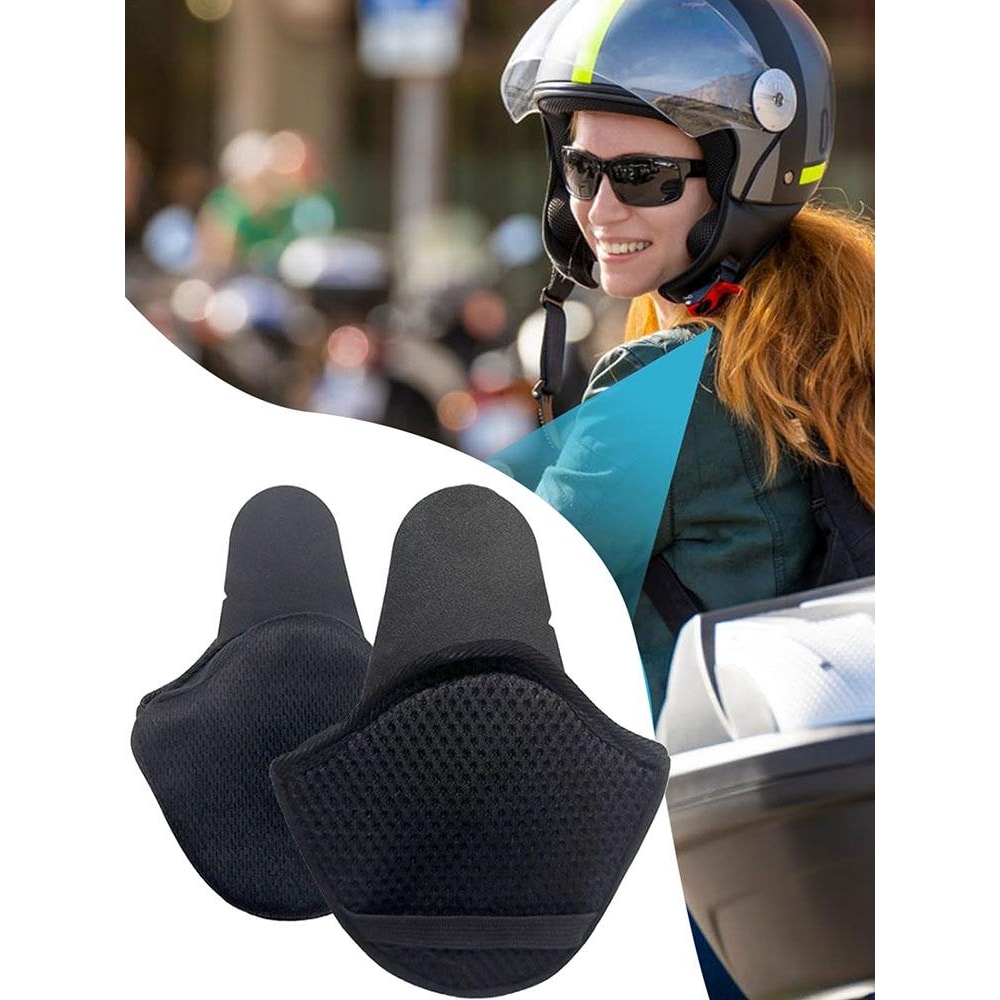 Motorcycle Helmet Earmuffs Detachable Wind Blocks Warm Winter Ear Muffs Windproof And Noise Reducti 1