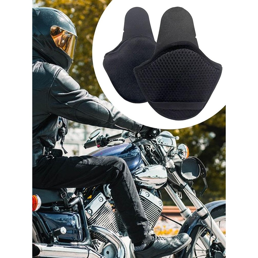 Motorcycle Helmet Earmuffs Detachable Wind Blocks Warm Winter Ear Muffs Windproof And Noise Reducti 2