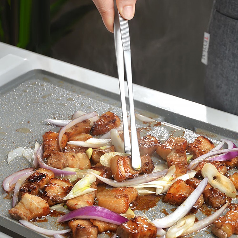 Stainless Steel Tweezers For Cooking BBQ And Bartending ExtraLong Fine Tongs For Kitchen Use 1