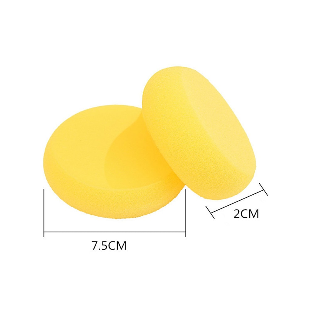 Round Ceramic Foam Sponge Set for Pottery Tools Coloring Sculpting Cleaning