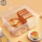 Airtight Bread Box, Kitchen Dispenser for Bread and Cake, Clear Refrigerator Storage Container