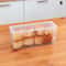 Airtight Bread Box, Kitchen Dispenser for Bread and Cake, Clear Refrigerator Storage Container