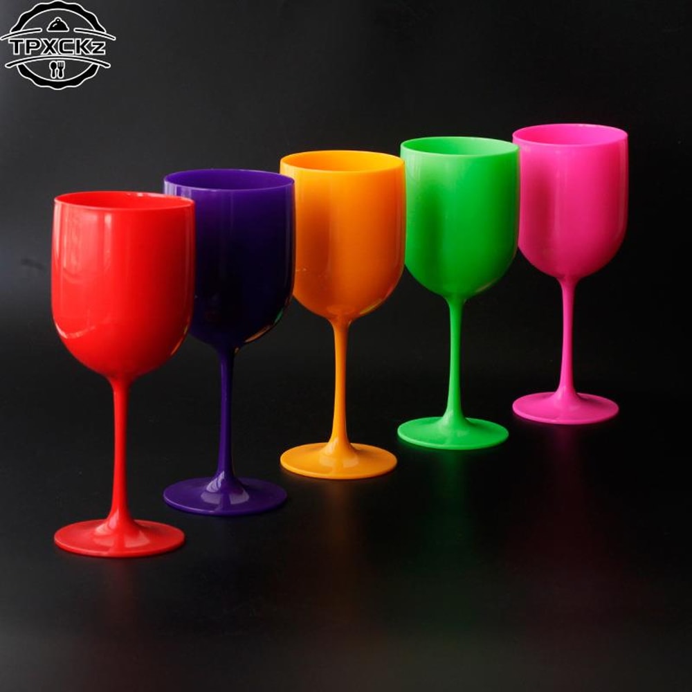 Dishwashersafe Reusable Champagne Glass PP Plastic Wine Glasses For Party Supplies 1