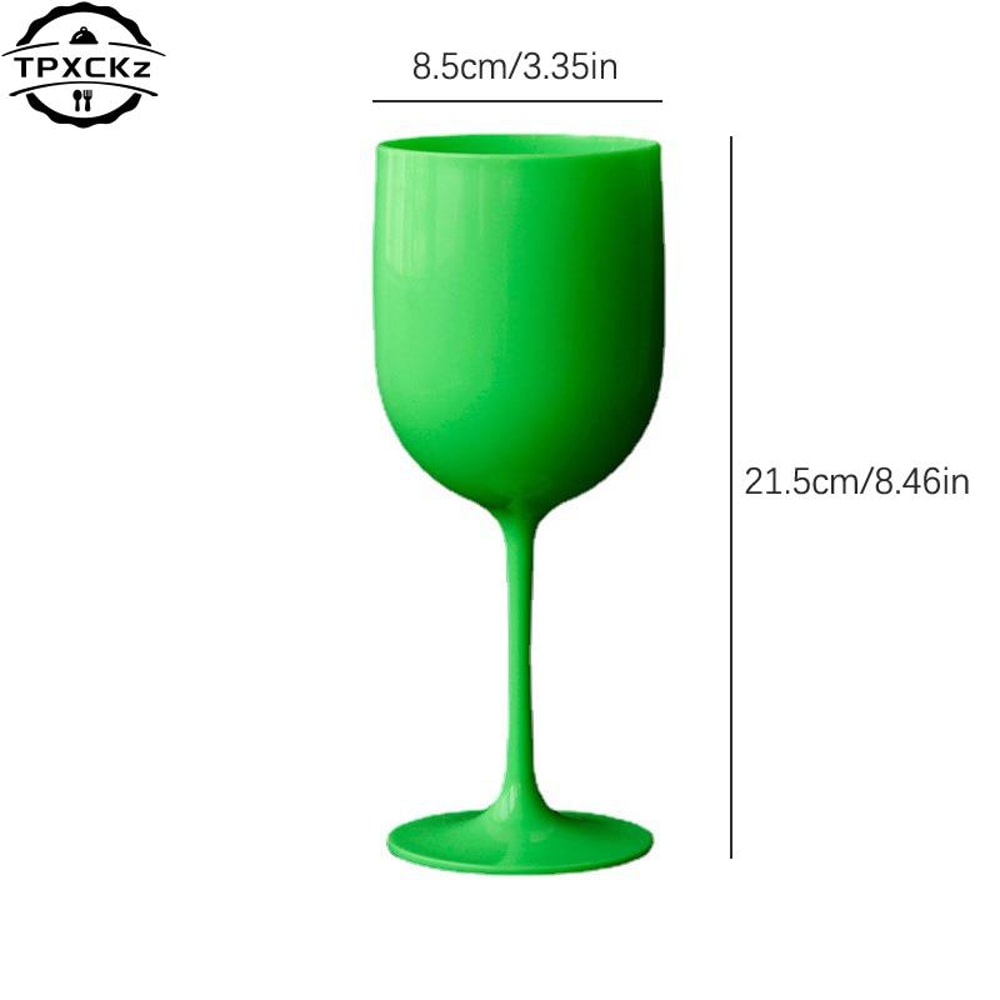 Dishwashersafe Reusable Champagne Glass PP Plastic Wine Glasses For Party Supplies 4