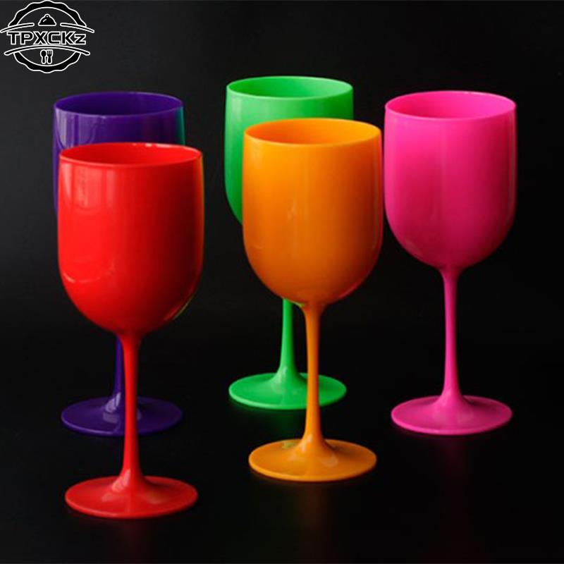 Dishwashersafe Reusable Champagne Glass PP Plastic Wine Glasses For Party Supplies 2