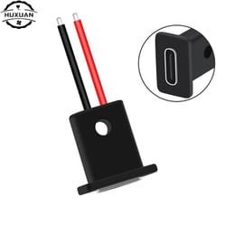 type c connector jack female type-c fast charging usb-c charger socket with card buckle