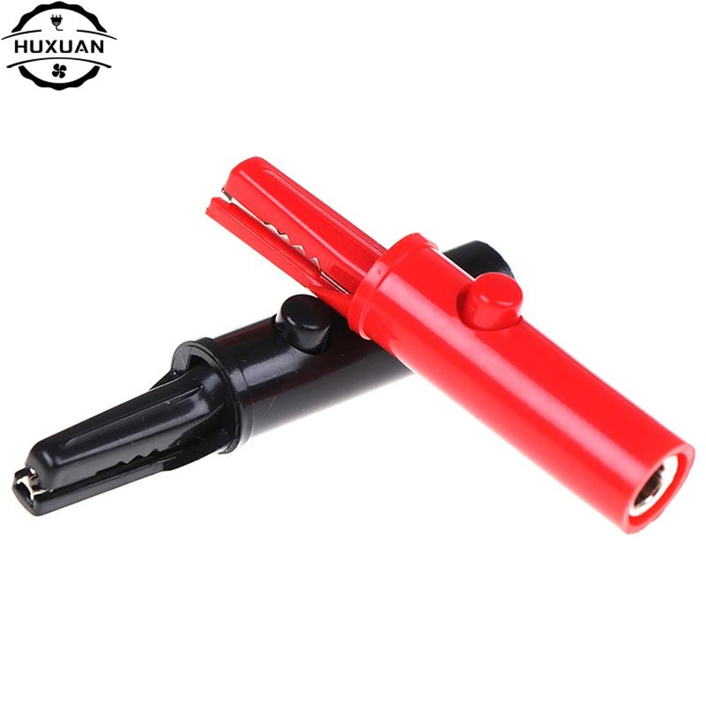 Full Protective Push Button Type Alligator Clips for Professional Multimeter