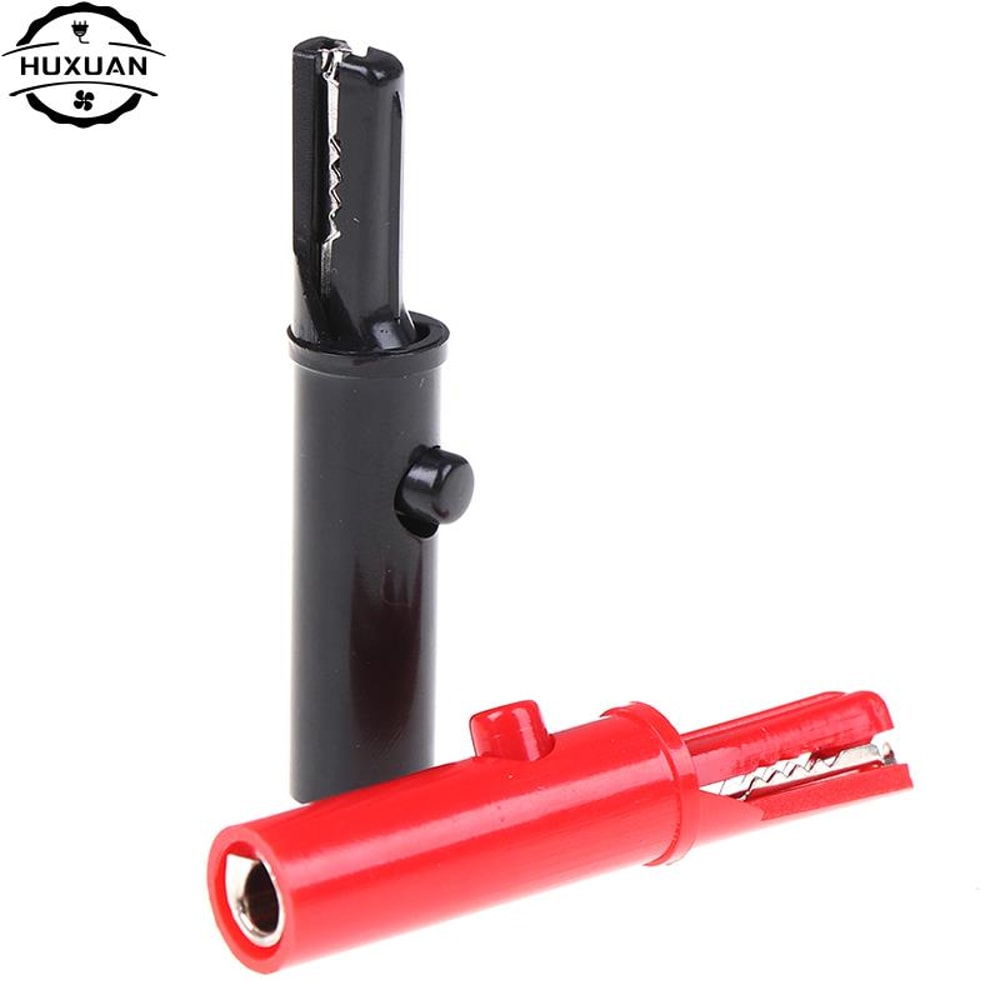 Full Protective Push Button Type Alligator Clips for Professional Multimeter