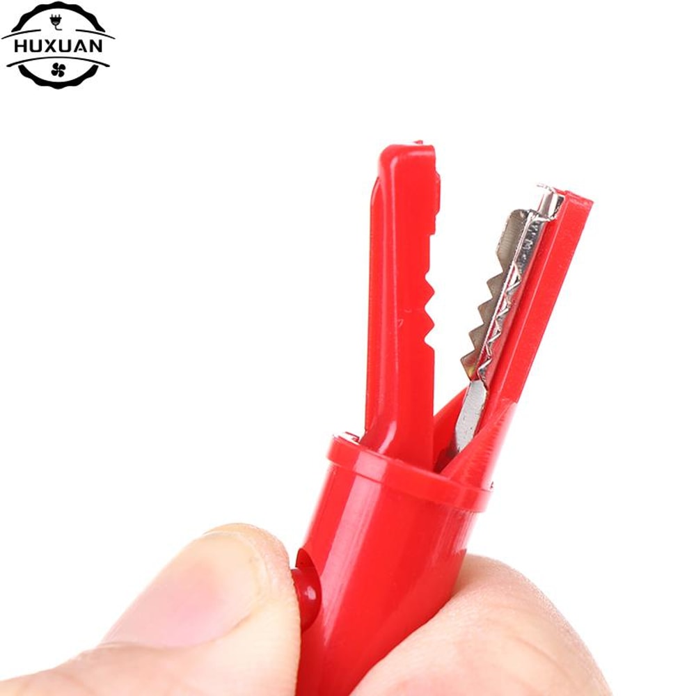 Full Protective Push Button Type Alligator Clips for Professional Multimeter