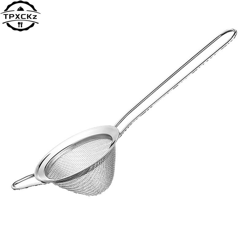Cocktail Strainer Stainless Steel Conical Bar Tool For Beer Juice Coffee Oil Fine Mesh Spoon Strain 0