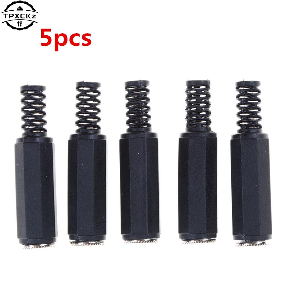 USB Female Stereo Audio Converter Cord Aux Jack Plug MP3 Adapter Black