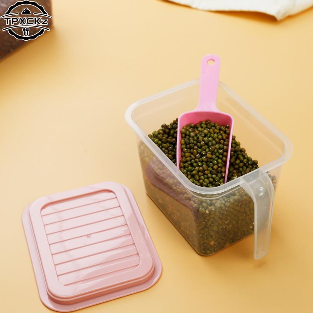 Plastic Bar Candy Scoop Shovel Round Bar Pub Home Ice Cubes Spice Candy Flour Nut Scoop Spoon Weddi 2