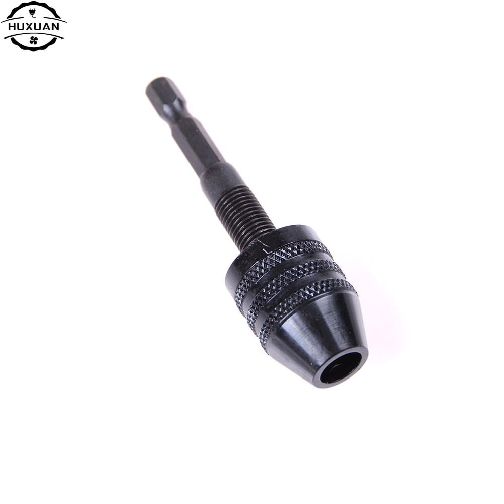 New Keyless Drill Chuck Adapter Hex Shank Power Tool Drill Bits Impact Driver Screwdriver 3