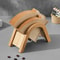 Bamboo Coffee Filter Paper Holder Stand, Simple Coffee Filter Dispenser Rack Shelf