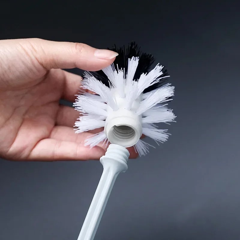Luxury Toilet Brush For Home Use With Long Handle Soft Bristle Cleaning Brush For Bathroom No Dead 2