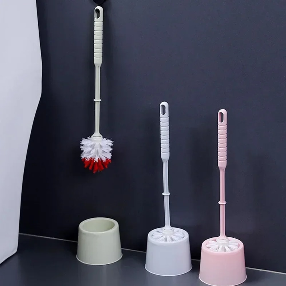 Luxury Toilet Brush For Home Use With Long Handle Soft Bristle Cleaning Brush For Bathroom No Dead 4